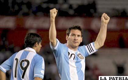 Lionel Messi es figura de la selección argentina de fútbol