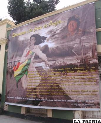 Mural conmemorativo en honor a Genoveva Ríos