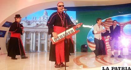 Comediantes hicieron la cumbia “Papa Pancho”