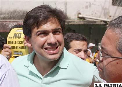 Director nacional del comando de campaña de la oposición, Carlos Ocariz