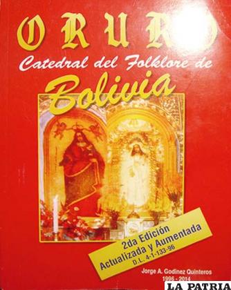 Texto “Oruro Catedral del Folklore de Bolivia”