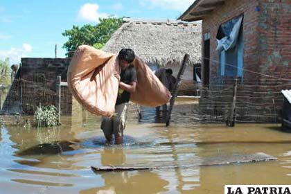 Inundaciones en Beni dejaron cientos de viviendas destruidas