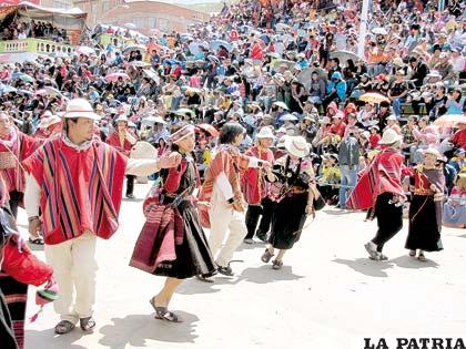 En el Carnaval de Oruro se muestra la cultura ancestral de los Andes