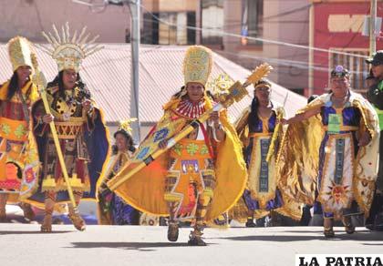 Los Incas Hijos del Sol con su tradicional participación