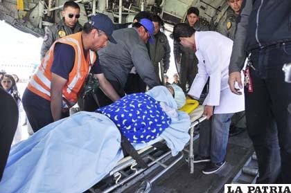 Algunos heridos fueron trasladados a los mejores nosocomios de La Paz y Cochabamba