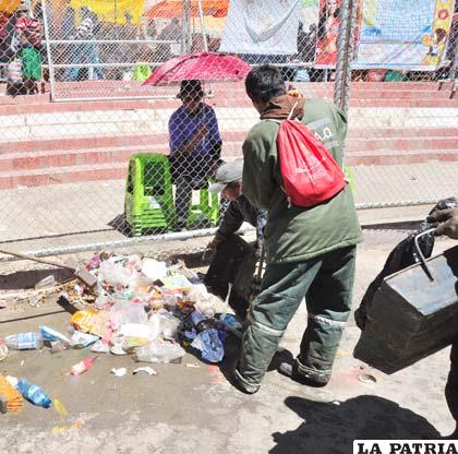 Se generó gran cantidad de basura durante el Carnaval