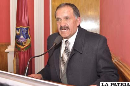 José María Frías, secretario de Infraestructura del Oruro Royal