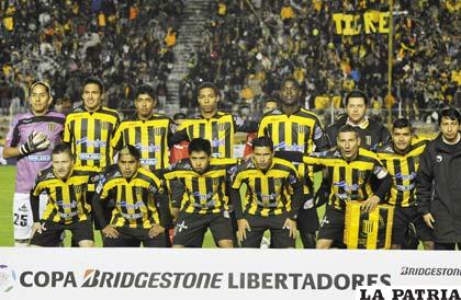 El equipo “atigrado” que interviene en la Copa Libertadores