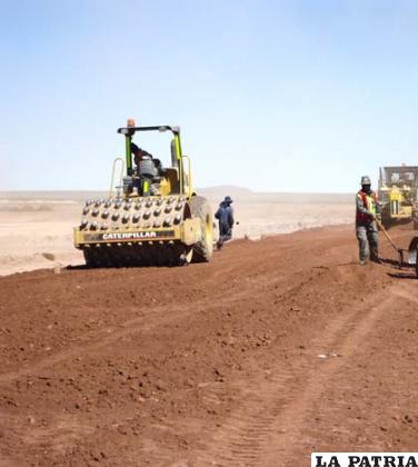 A causa de las lluvias no se pudo realizar algunos trabajos en obras viales