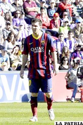 El desconcierto de Messi