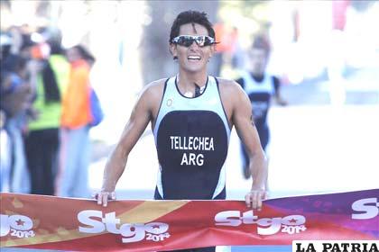 Gonzalo Tellechea fue el ganador en triatlón