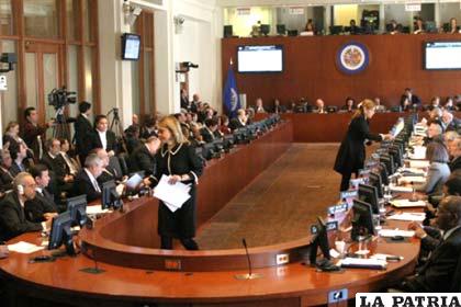 Sesión de la OEA