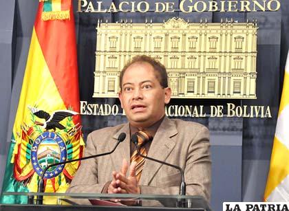 Ministro de Gobierno, Carlos Romero
