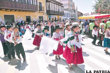 Los niños rescataron los bailes autóctonos