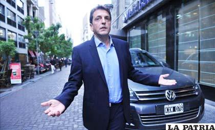 Diputado y líder del opositor Frente Renovador, Sergio Massa