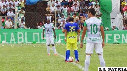 Del partido en el cual perdió EM Huanuni en Yacuiba