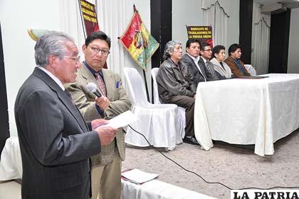 Sindicato de la Prensa de Oruro festejó nuevo aniversario