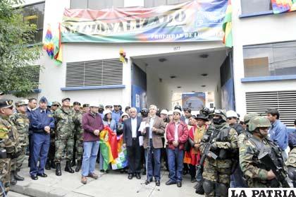 Con el gobierno de Evo Morales llegaron las llamadas nacionalizaciones