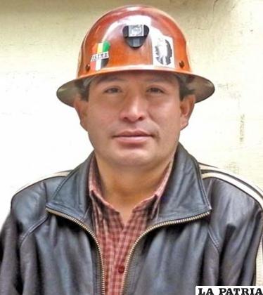 Miguel Pérez, exsecretario general del Sindicato Mixto de Trabajadores Mineros de Huanuni