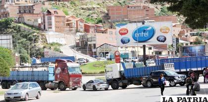 Transportistas acataron paro de 24 horas en Sucre