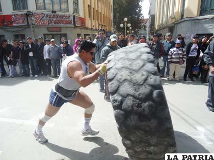 El Volteo de Llanta, una de las pruebas que se cumplirá en el evento 