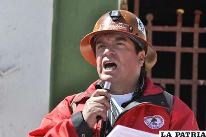 Vladimir Rodríguez, secretario ejecutivo de la Central Obrera Departamental