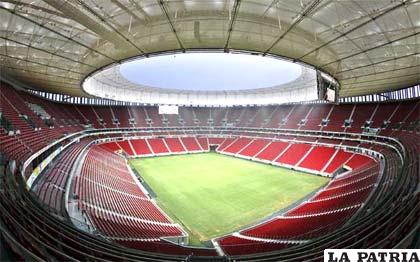 El estadio Nacional Mané Garrincha de Brasilia