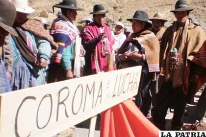 Gobierno no quiere involucrarse en tema de límites entre Oruro y Potosí