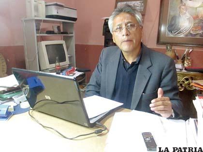 El titular del Consejo Departamental de Cultura, Ricardo Rocha
