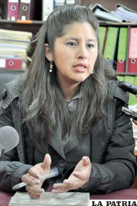 Yamile Gutiérrez, directora de Límites Territoriales de la Gobernación