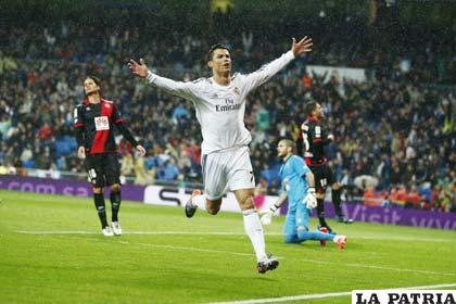 Cristiano Ronaldo fue el autor del primer gol de Real Madrid