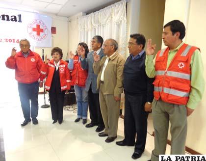 Posesión del nuevo directorio de la Cruz Roja Boliviana
