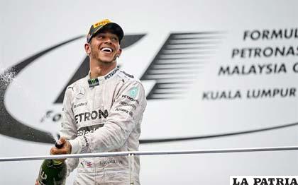 Lewis Hamilton ganador del Gran Premio de Malasia
