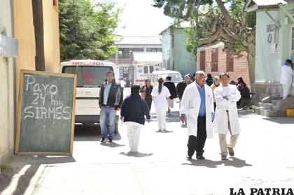 Médicos del Hospital General incluso realizaron medidas de presión exigiendo institucionalización