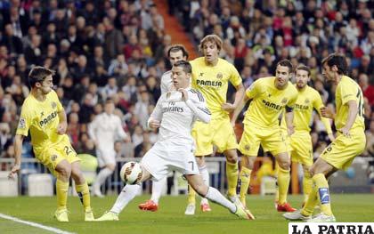 Cristiano Ronaldo estuvo bien marcado por los jugadores de Villarreal
