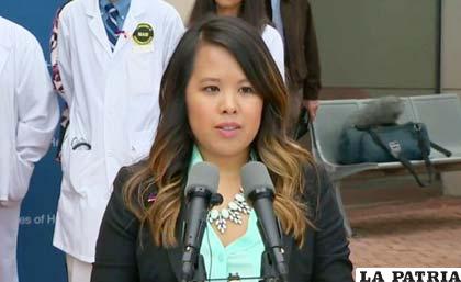 Nina Pham, enfermera de Dallas  que estuvo infectada con ébola