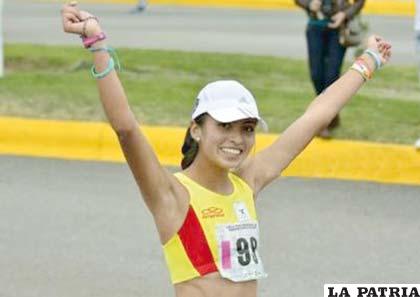 La boliviana Stefany Coronado