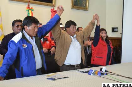 Candidatos masistas en diciembre fueron presentados en la Gobernación