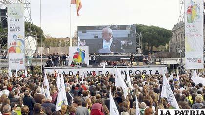 Miles de personas se manifiestan en Madrid en contra de Mariano Rajoy y la Ley del Aborto