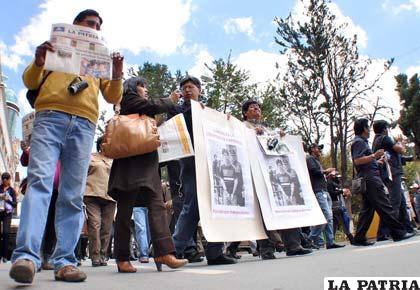 Los periodistas ya no quieren más agresiones a la libertad de prensa