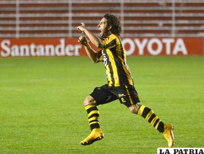 Fernando Martelli anotó el cuarto en el momento oportuno para The Strongest