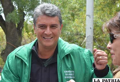 Ernesto Suárez pide calma y voto castigo para el MAS en el Beni