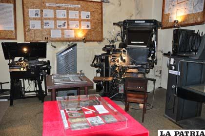 Antiguos equipos que ahora se encuentran en el Museo Gráfico LA PATRIA