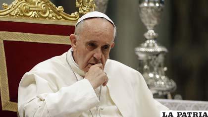 El Pontífice se mostró preocupado por la corrupción existente