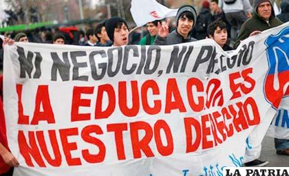 El 16 de abril los universitarios chilenos saldrán a las calles