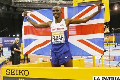 El atleta británico de origen somalí Mo Farah