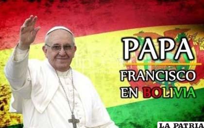 El Papa Francisco llega a Bolivia en julio