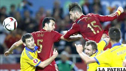 Del partido en el cual difícilmente venció España