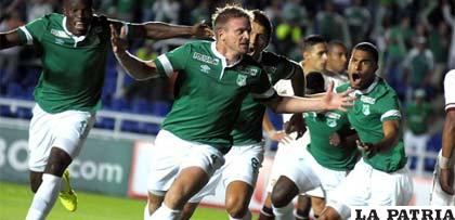Andrés Roa anotó el primero para Deportivo Cali