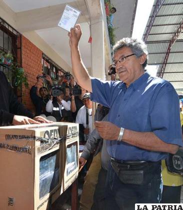 Iván Canelas, gobernador electo de Cochabamba